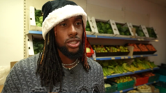 Fulham’s Iwobi plays Santa with his Christmas shop