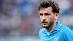 Georgia forward Kvaratskhelia asks to leave Napoli