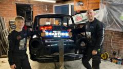 Dad challenges son, 12, to build his  first car