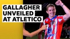 Gallagher attempts Spanish at Atletico unveiling