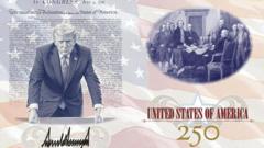 Trump's face is added to select US passports for America's 250th birthday