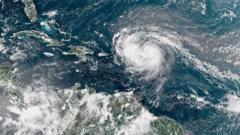 Erin rapidly intensifies to category five hurricane