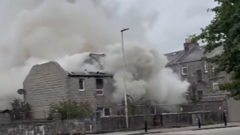 Three youths charged after fire at derelict building in Aberdeen