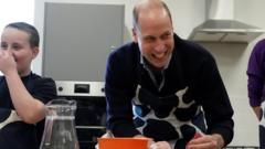 Prince William compliments Kate's 'arty' side