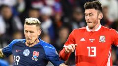 Wales to play June friendly in Slovakia