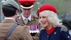 Queen's visit to hero father's WW2 regiment