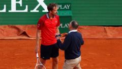 Medvedev asked not to shout at line judge during win