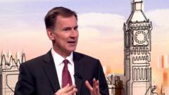 Hunt: We'll keep 'triple lock' on pension increases if we win election