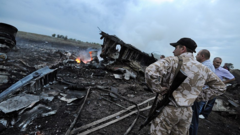 Обломки Боинга MH17