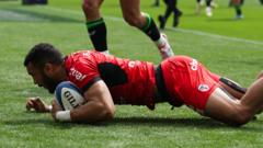 Champions Cup semi-final: Toulouse lead Quins in thriller - radio & text