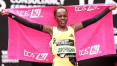 Jepchirchir wins in women's only world record time
