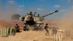 Ізраїльські солдати ведуть вогонь в напрямку Гази