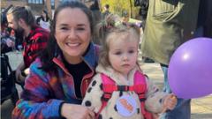 Parents march for help with childcare bills