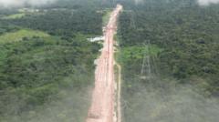 Amazon forest felled to build road for climate summit