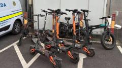 Irish police seize more than 160 e-scooters