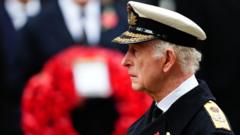 Nation falls silent as King leads Remembrance ceremony