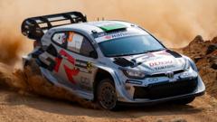 WRC race on knife-edge as Evans trails Ogier in Saudi