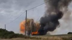 Watch moment of explosion as huge fire breaks out in Essex
