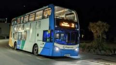Seven new night bus routes for the South West
