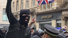 Anti-racism rally disrupted by masked group in Glasgow