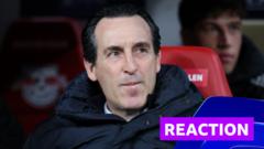 Villa’s Champions League target now higher than at start – Emery