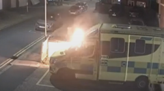 Arson attack on Jewish charity ambulances investigated by counter-terror police