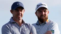 McIlroy hits water four times as Lowry ties Dubai lead