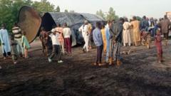 Fire kills 147 people after fuel tanker crash in Nigeria