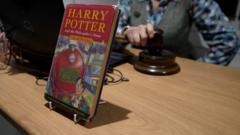 Harry Potter book saved from bin sells for £21,000