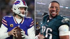 Bills and Eagles hold on to reach NFL Conference Championships