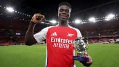 'Scary how good he will be' - 'special' Saka inspires Arsenal