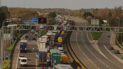 Heavy traffic following motorway closure