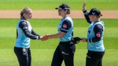 Surrey keep 100% T20 start as Somerset and Durham also win