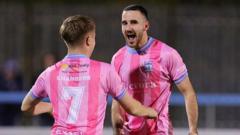 Moyola and Newry stun Swifts and Glenavon as Glens progress