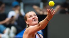 Kvitova clinches comeback win at Italian Open