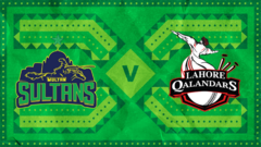 Multan Sultans v Lahore Qalandars - PSL scorecard