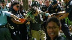 Police and activists clash on Atlanta campus amid Gaza protests