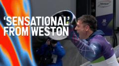 Team GB's Weston leads the skeleton pack