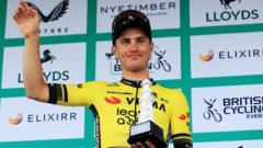 Kooij wins thrilling Tour of Britain first stage 