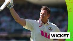 'It's happened!' - Smith is finally dismissed for 138