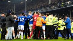 Everton, Liverpool and Slot charged after derby melee