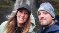 Woman who learned to walk again after 130ft fall meets 'incredible' rescuers