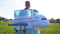 London Marathon photo gallery: Planes & giraffes gather at start