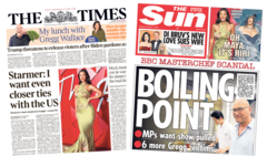 The Papers: Starmer wants 'closer US ties' and Wallace 'Boiling Point'