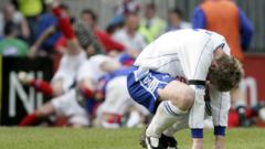 Tension, tears & terrible suits - Dungannon's '07 Irish Cup final