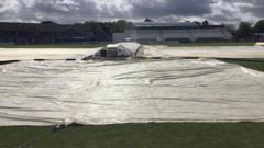 Why Did High Winds Force the Derbyshire vs. Glamorgan Match to Be Canceled?