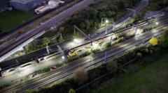 Nine-day closure of major railway line begins