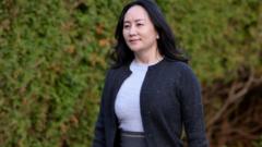 孟晚舟于2018年12月被捕。