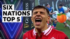 Six Nations: Watch top five moments of round one
