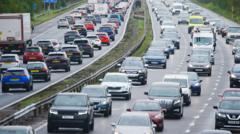 People seriously injured after M5 crashes